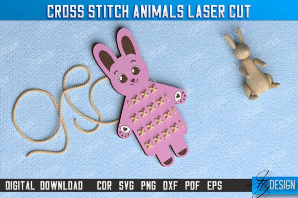Cross Stitch Hare Montessori Lacing Design Review