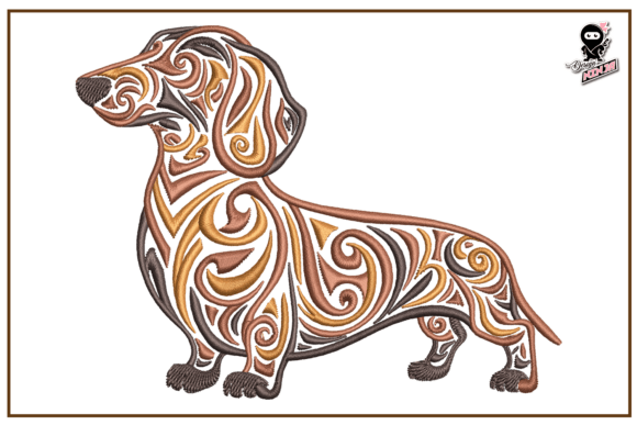 Dachshund Dog: A Festive Embroidery Design Review