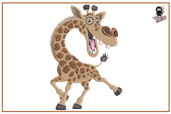 Funny Giraffe: A Playful Holiday Embroidery Review