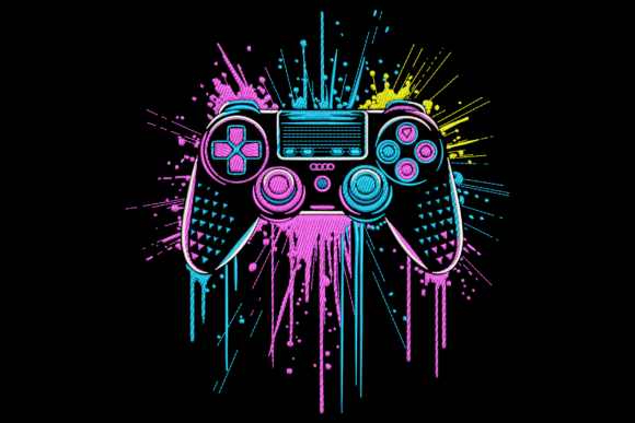 Neon Game Controller: A Designer's Review for Boutique Sweatshirts