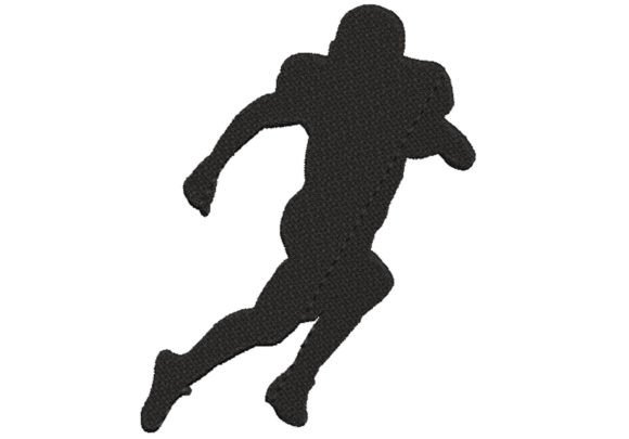 Rugby Player: A Dynamic Embroidery Design for Sports Gifts