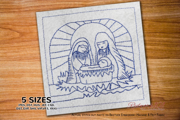 The Baby Jesus: A Christmas Embroidery Review