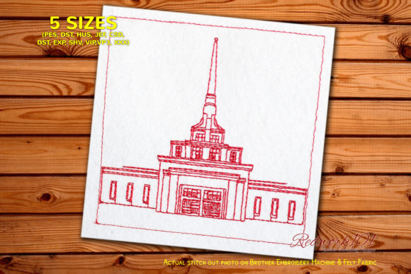 The Church of Jesus Christ: A Meaningful Embroidery Design